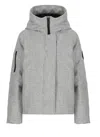 Canada Goose Long-sleeved Down Jacket In Grey