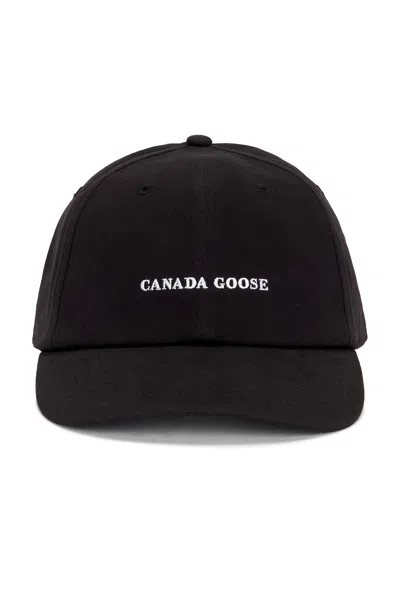 Canada Goose Everyday Cap In Black & White