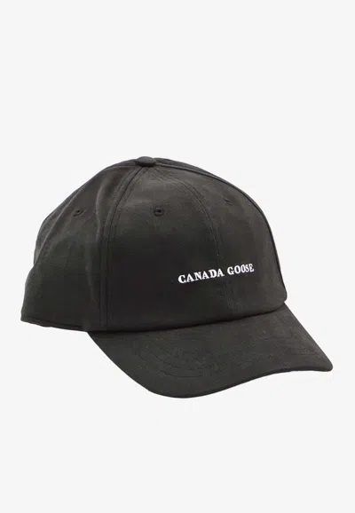 Canada Goose Everyday Logo Baseball Cap In Black