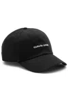 Canada Goose Everyday Stretch-cotton Cap In Black And White