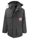 Canada Goose Expedition Parka With Multiple Utility Pockets In Graphite
