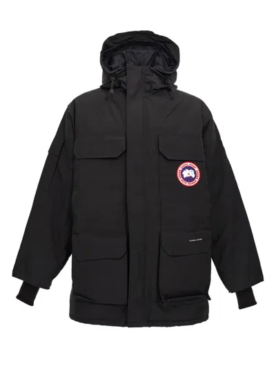 Canada Goose Mens Black Expedition High-neck Shell-down Parka Jacket Xl