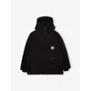 Canada Goose Black - Noir Expedition Logo-patch Shell-down Jacket 7-16 Years In Black
