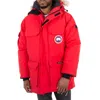 Canada Goose Expedition Parka Adjustable Hood Jacket In Red