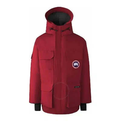 Canada Goose Expedition Parka Adjustable Hood Jacket In Red