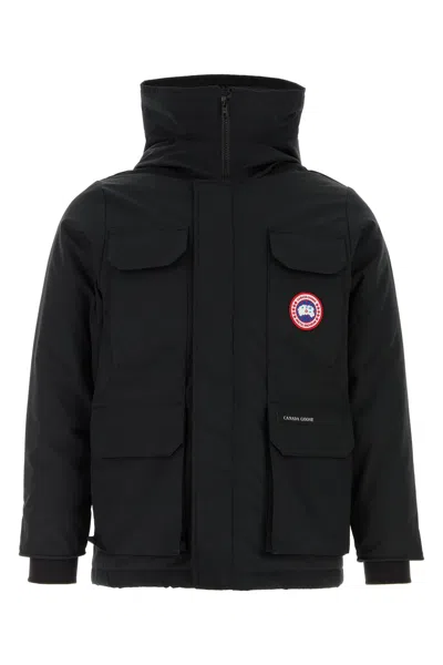 Canada Goose Kids Expedition Parka Jacket With Weather-ready Insulation In Black
