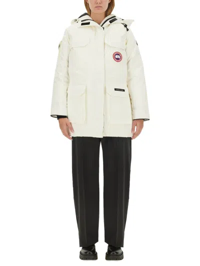 Canada Goose Expedition Parka In White