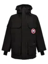 Canada Goose Mens Black Expedition High-neck Shell-down Parka Jacket Xl In Brown