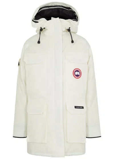Canada Goose Hooded And Long-sleeved Pie Overcomes In White