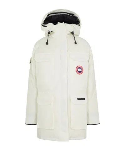 Canada Goose Expedition Reset Hooded Arctic-tech Parka In White
