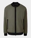 Canada Goose Faber Bomber Jacket Men's Green Long Sleeve Full Zip Gbo45 In Green