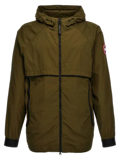 Canada Goose Faber Hooded Jacket In Military Green