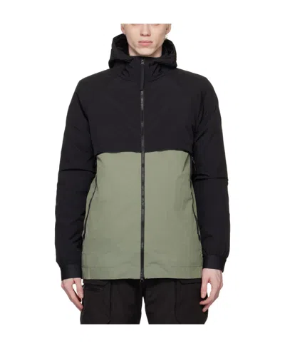 Canada Goose Faber Colour-block Hooded Jacket In Black