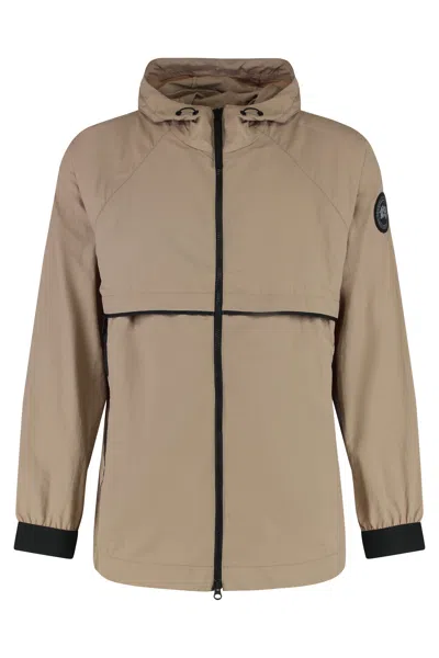 Canada Goose Faber Hooded Windbreaker In Neutral