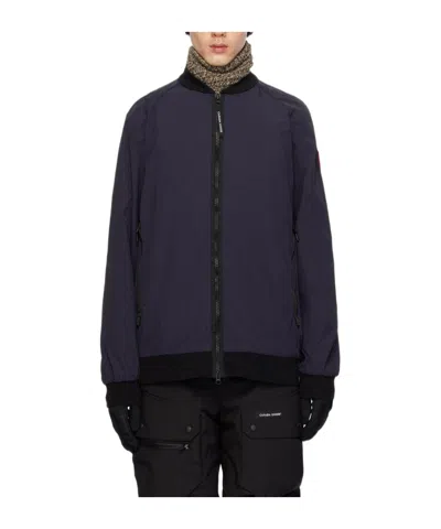 Canada Goose Faber Standing Collar Casual Jacket In Black