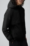 Canada Goose New Faber Wind Hooded Jacket In Black