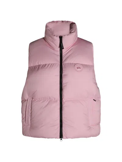 Canada Goose Fallon Padded Gilet In Pink