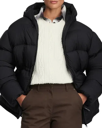 Canada Goose Fallon Puffer Coat In Black