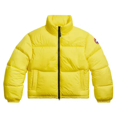Pre-owned Canada Goose Fallon Puffer Jacket 'aria/aria Solaire' | Tan | Women's Size L