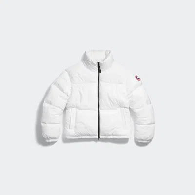 Canada Goose Fallon Puffer Jacket In White