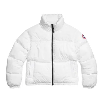 Pre-owned Canada Goose Fallon Puffer Jacket 'white/blanc Optique' | Women's Size M