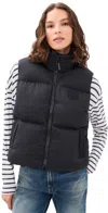 Canada Goose Fallon Down Puffer Vest In Black