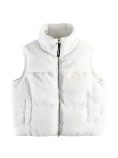 Canada Goose Fallon Quilted Fleece Gilet In White