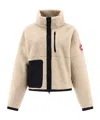 CANADA GOOSE FAUX-FUR HIGH-NECK JACKET