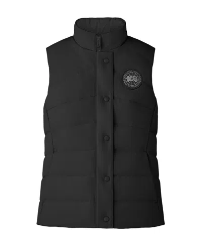 Canada Goose Feather-down Padded Gilet In Black