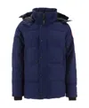 Canada Goose Feather-down Padded Jacket In Blue
