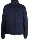 Canada Goose Feather-down Padded Down Jacket In Navy