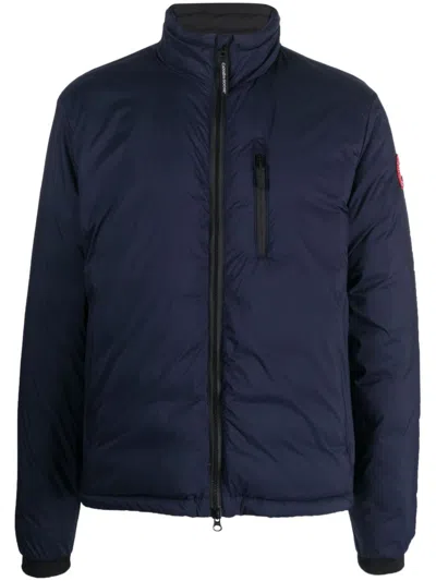 Canada Goose Feather-down Padded Down Jacket In Navy