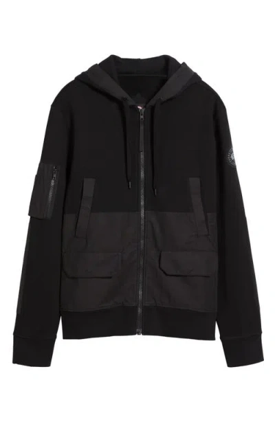 Canada Goose Ferris Organic Cotton Zip Hoodie In Black