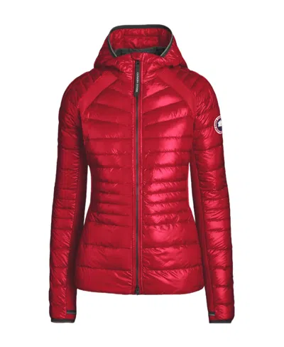 Canada Goose Fitted-waist Puffer Jacket In Red