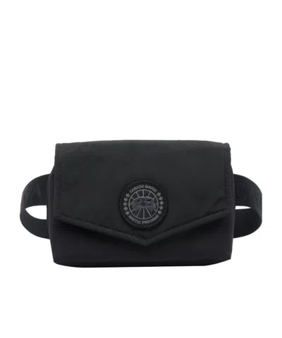 Canada Goose Flap Shoulder Bag In Black