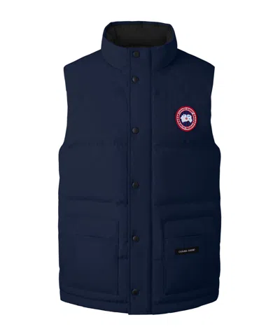 Canada Goose Freestyle Appliqué-logo Gilet In Black