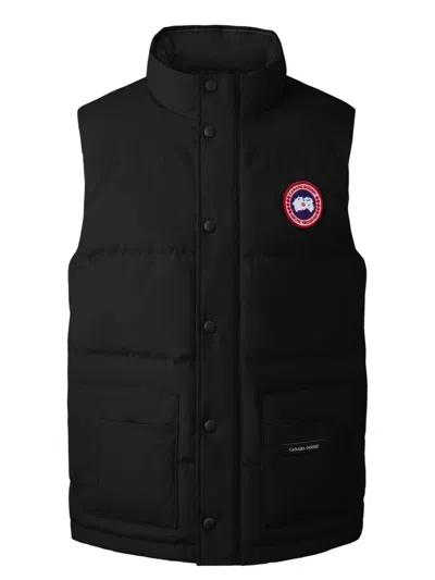 CANADA GOOSE CANADA GOOSE LOGO-PATCH BUTTON-UP GILET