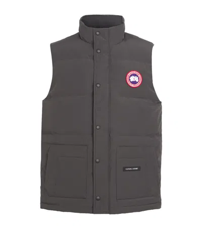 Canada Goose Freestyle Crew Gilet In Gray