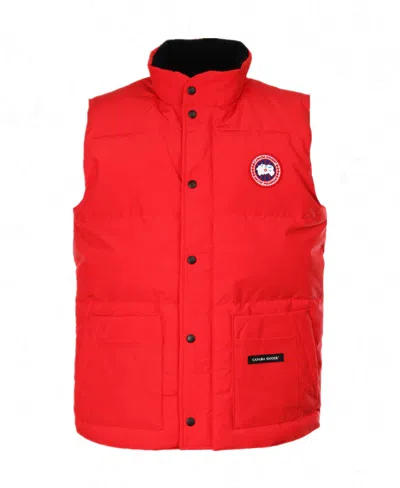 Canada Goose Freestyle Crew Quilted Down Gilet In Orange