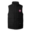 Canada Goose Charcoal Polyester Blend Freestyle Sleeveless Down Jacket In Black