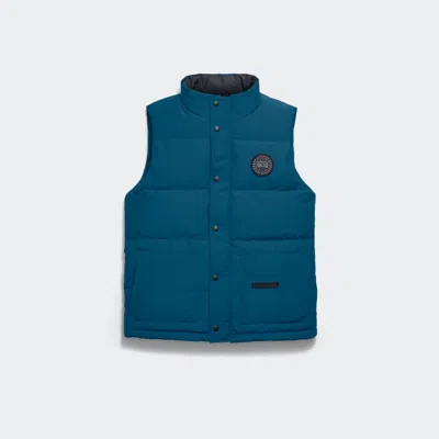 Canada Goose Freestyle Crew Vest Black Label In Blue
