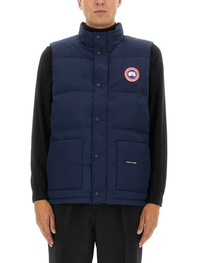 Canada Goose Freestyle Crew Vest In Blue