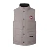 Canada Goose Mens Freestyle Padded Slim-fit Shell-down Gilet Limestone In Gray