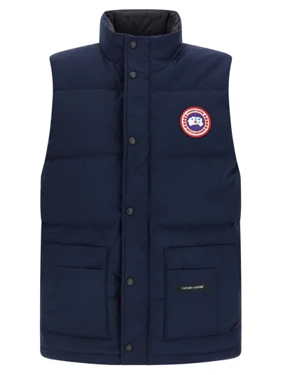 CANADA GOOSE FREESTYLE CREW VEST GILET BLUE