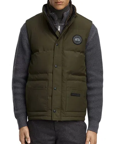 Canada Goose Freestyle Crew Vest Black Label In Green