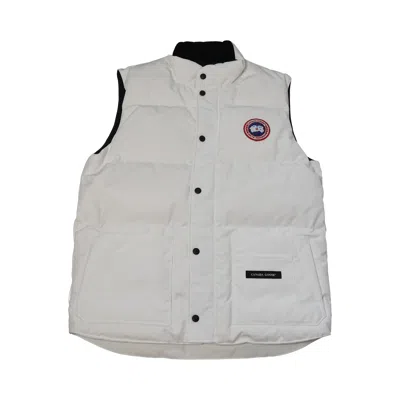 Canada Goose Freestyle Crew Vest Pbi White In Gray