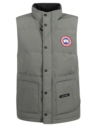 Canada Goose Freestyle Crewneck Vest In Gray