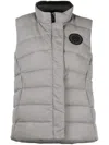 Canada Goose Freestyle Logo-appliqué Padded Gilet In Grey