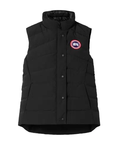 Canada Goose Freestyle Logo Down Vest In Black