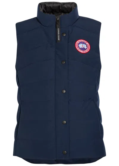 Canada Goose Freestyle Padded Arctic-tech Gilet In Blue